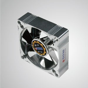 Вентилятор охлаждения с алюминиевым каркасом, 12 В постоянного тока, 80 мм, с гальваническим покрытием от электромагнитных помех / FRI
